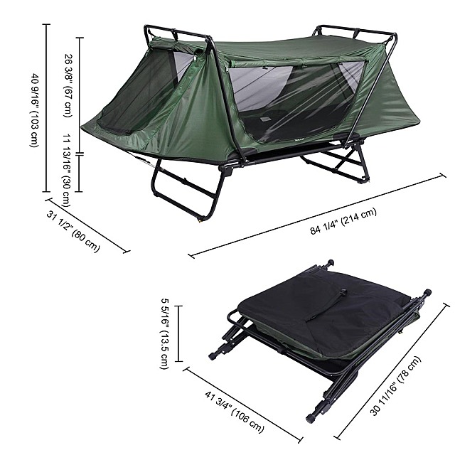 folding tent cot